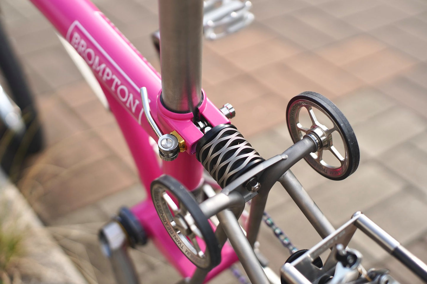 Ti Parts Workshop Titanium Lever Seatpost Quick Release (without Frame Clip) (For A/C/P Line)