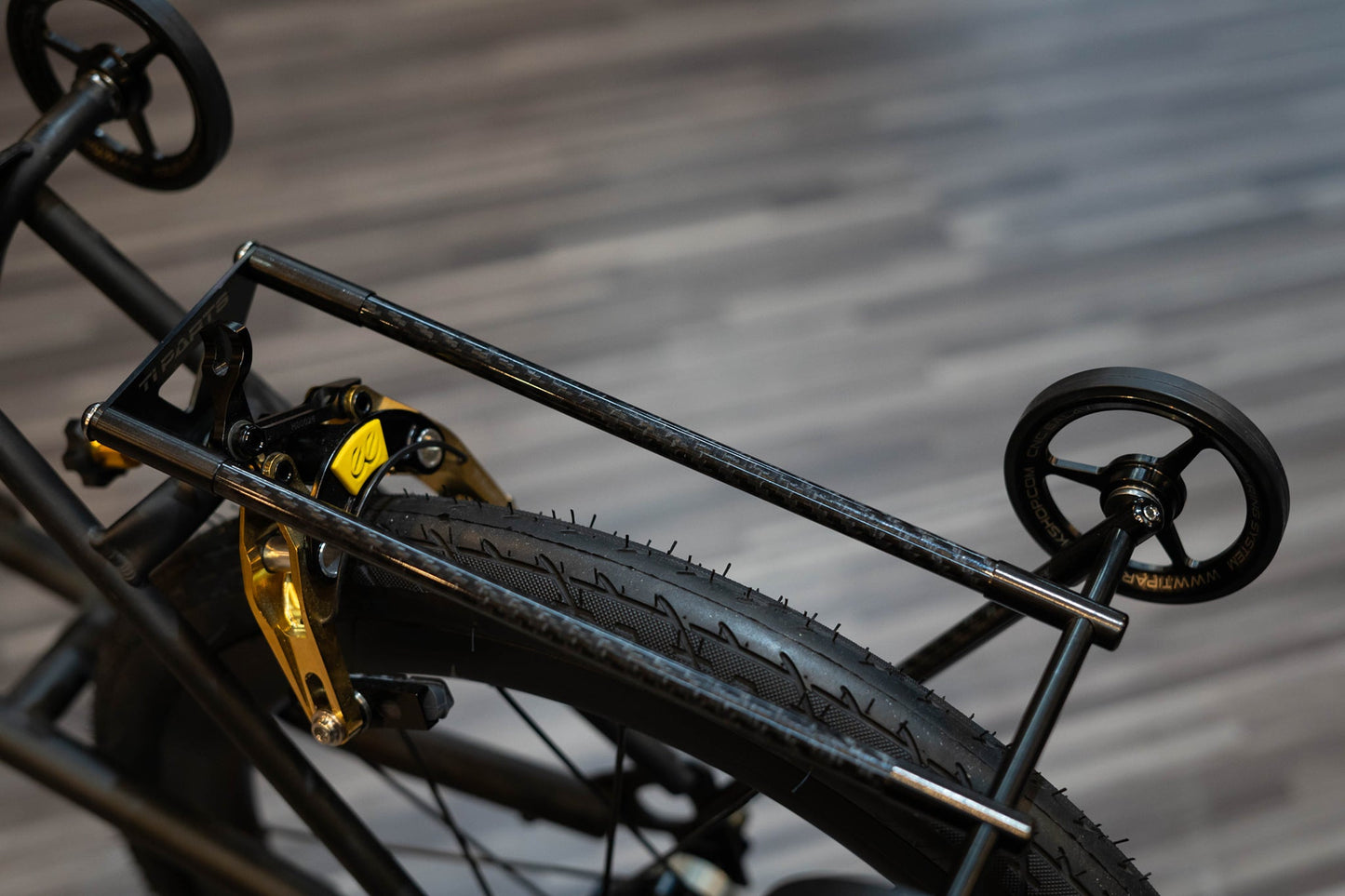 Ti Parts Workshop Titanium x Carbon Fiber Rear Rack (P/T Line)