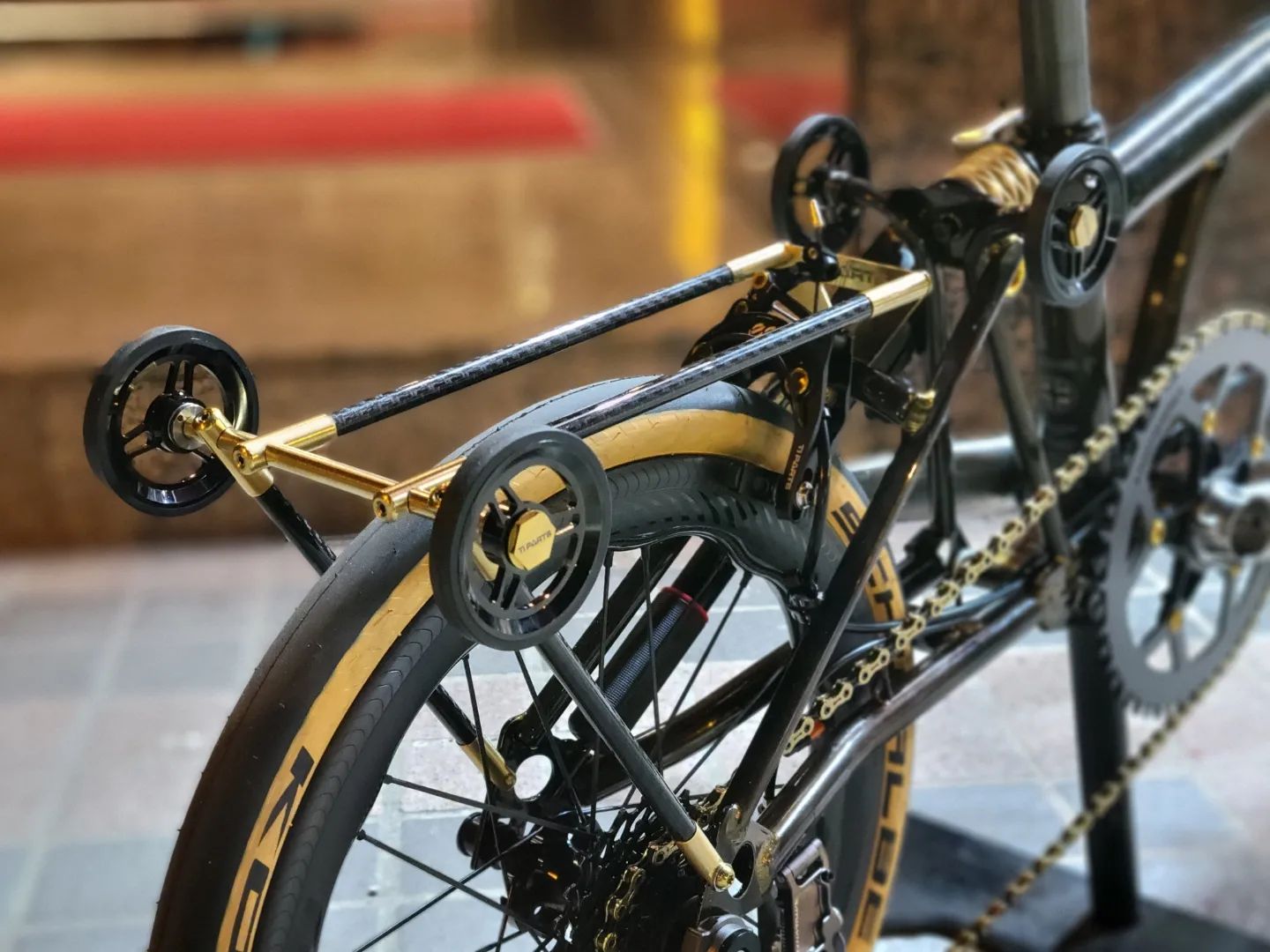 Ti Parts Workshop Titanium x Carbon Fiber Rear Rack (P/T Line)