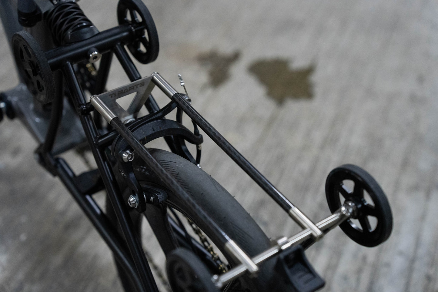 Ti Parts Workshop Titanium x Carbon Fiber Rear Rack