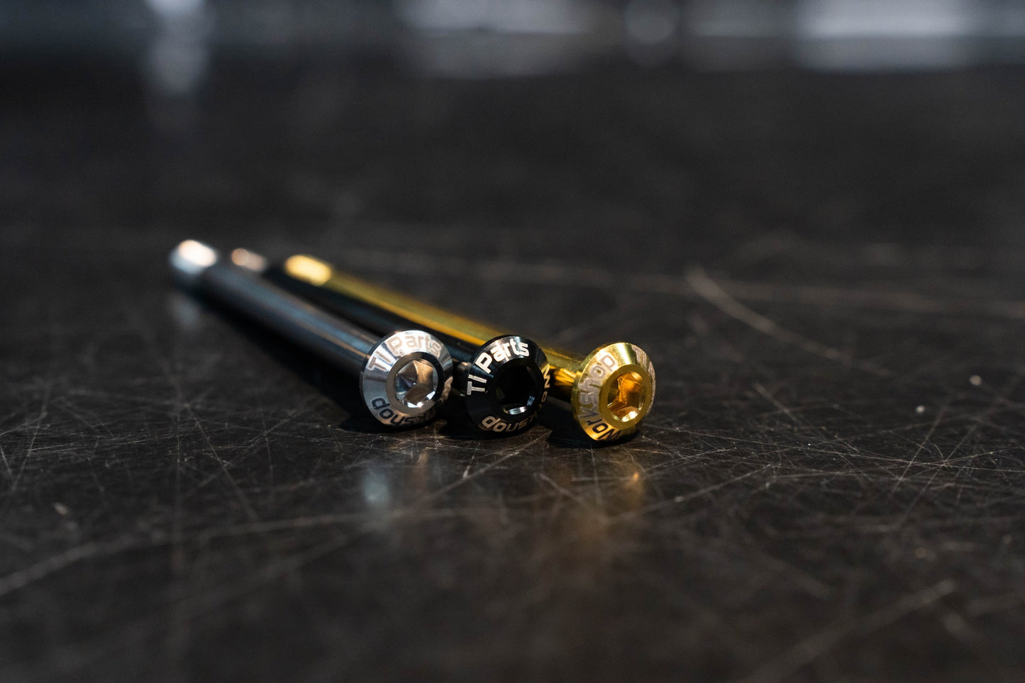 Ti Parts Workshop Titanium Rear Hinge Bolt (A/C/P/T Line)