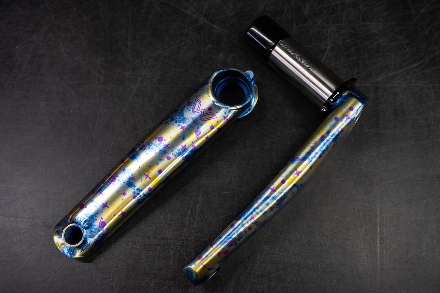 Ti Parts Workshop X Agave Finishworks custom-made eeWings crank