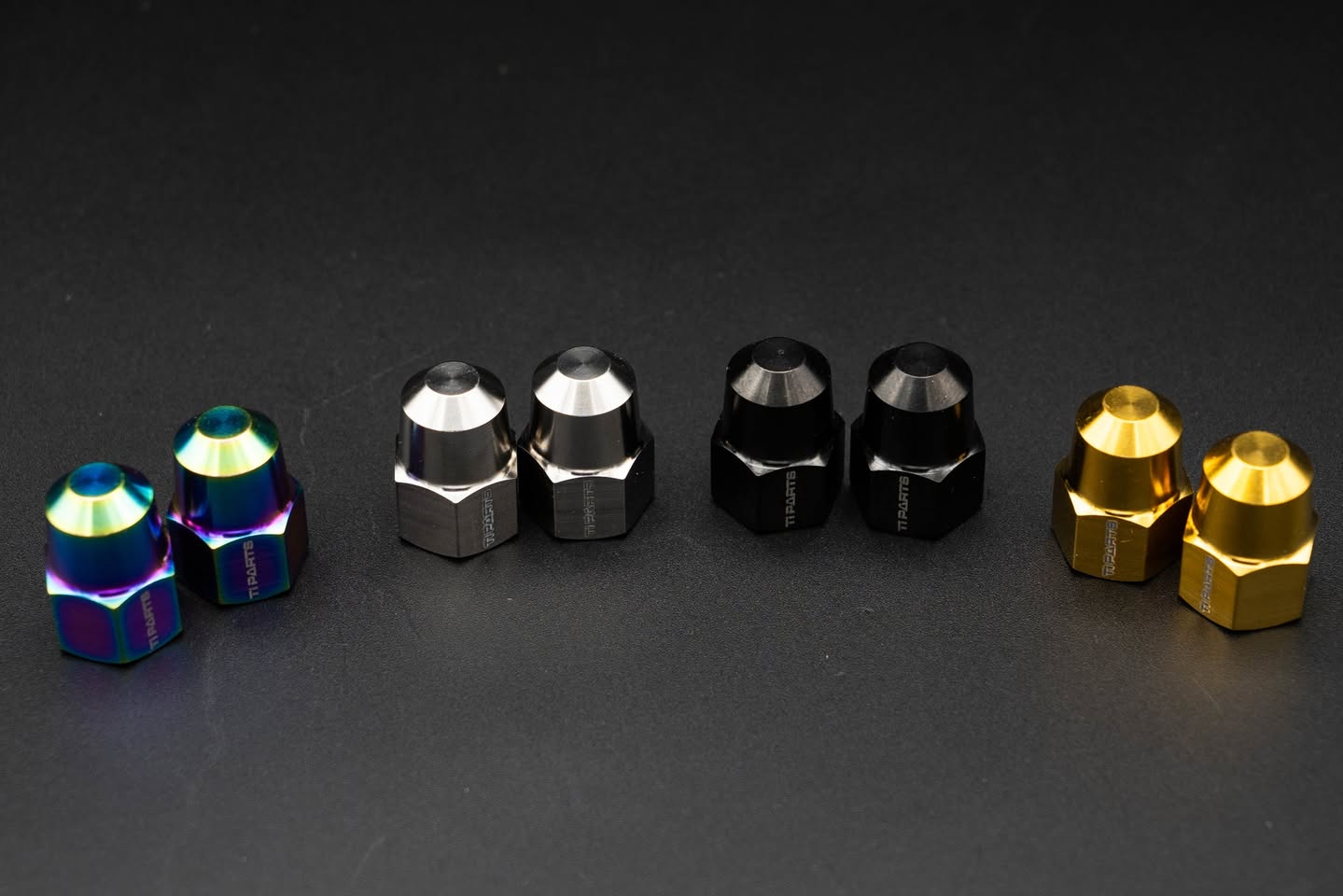 Ti Parts Workshop Titanium rear wheel nuts for 8-speed G Line