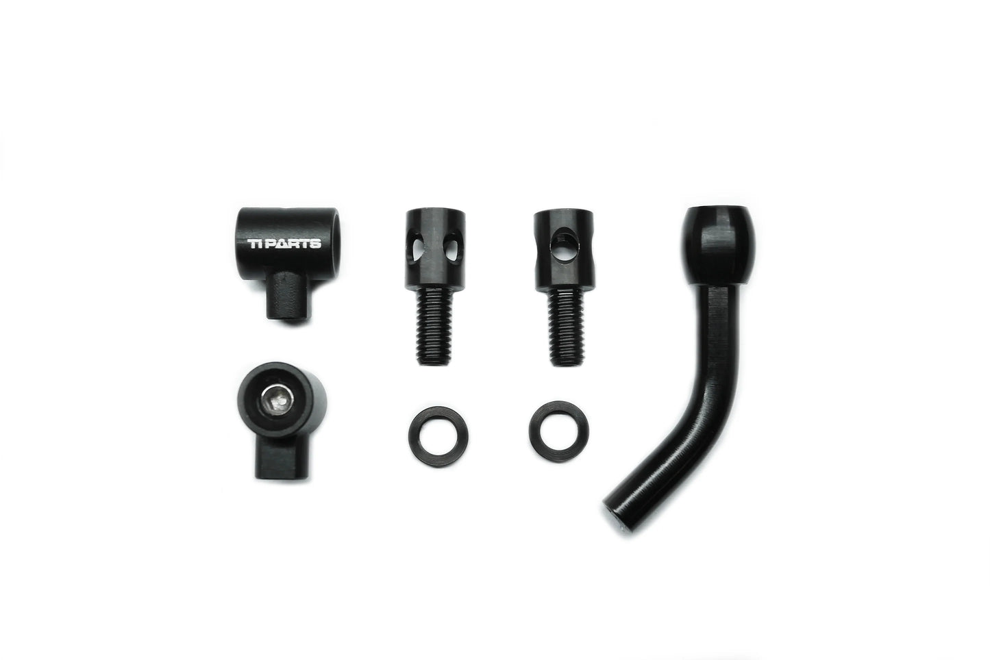 Ti Parts Workshop Titanium eeBrake Adapter (Direct Mount) + reverse wires guiding set For ALL Brompton