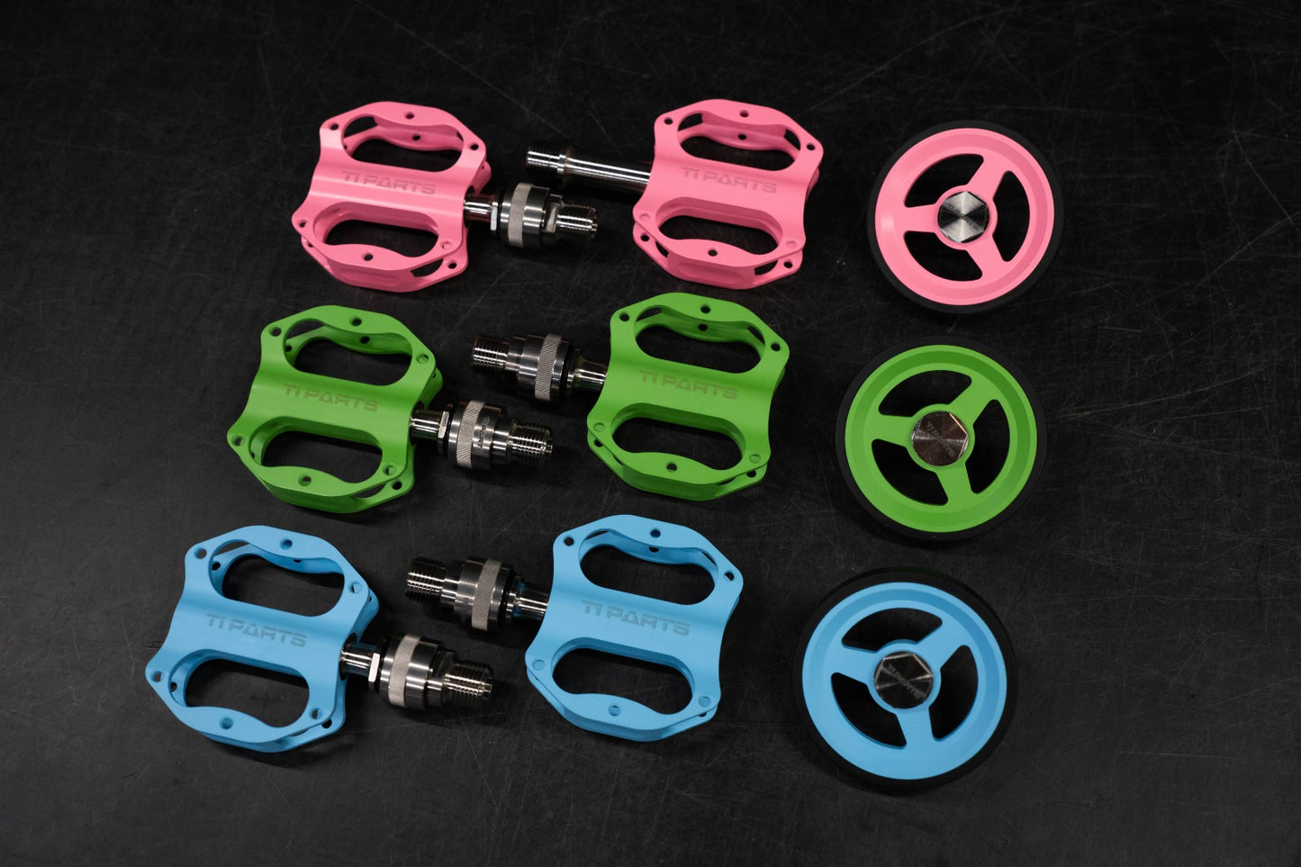 Ti Parts Workshop Mini Pedal and EzyWheel For Brompton Archive Edition