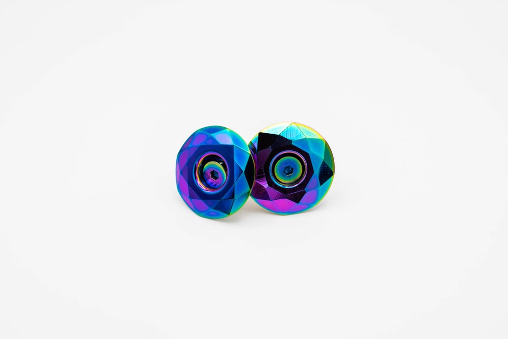 Diamond Cut Top Cap (Oil Slick