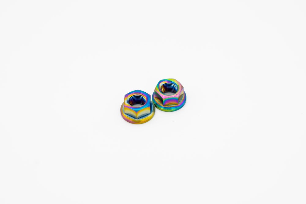 Titanium M10 Nuts (Oil Slick)