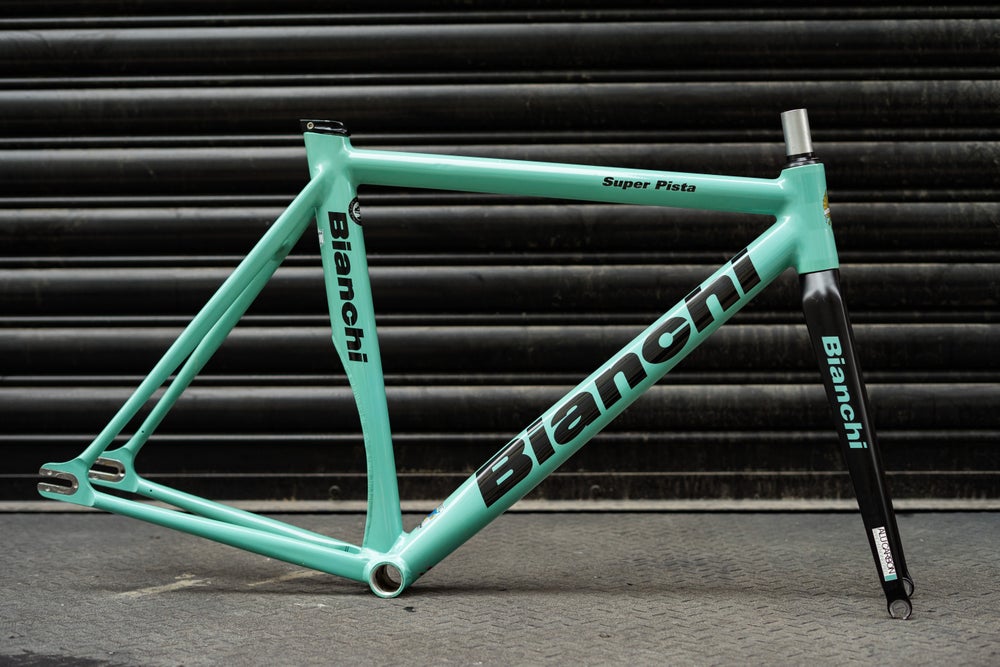 Bianchi Super Pista Celeste Frameset #1 – le velo Cycling Workshop