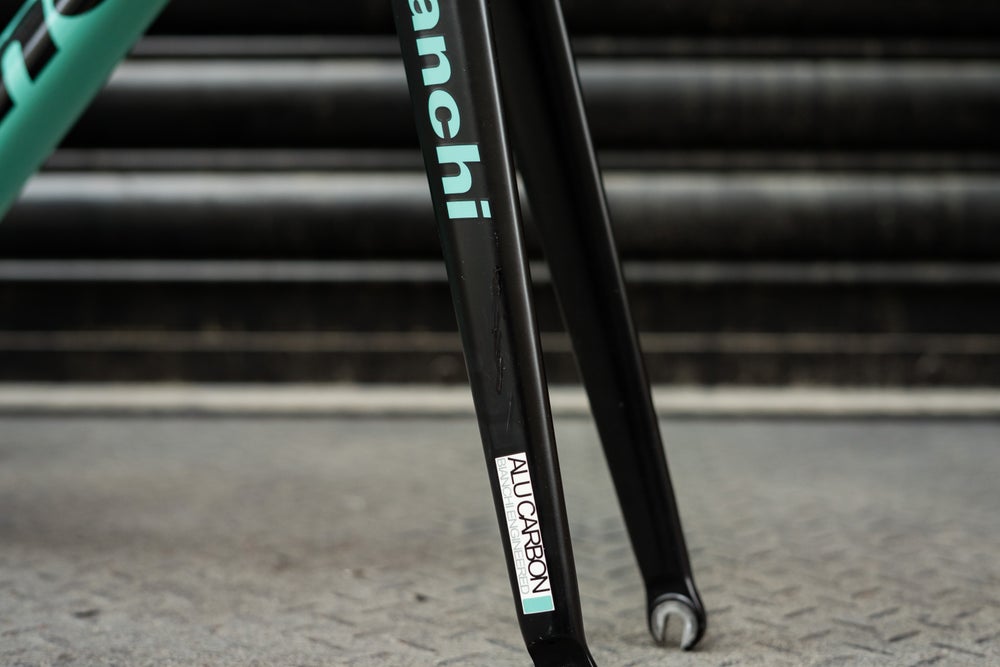 Bianchi Super Pista Celeste Frameset #1