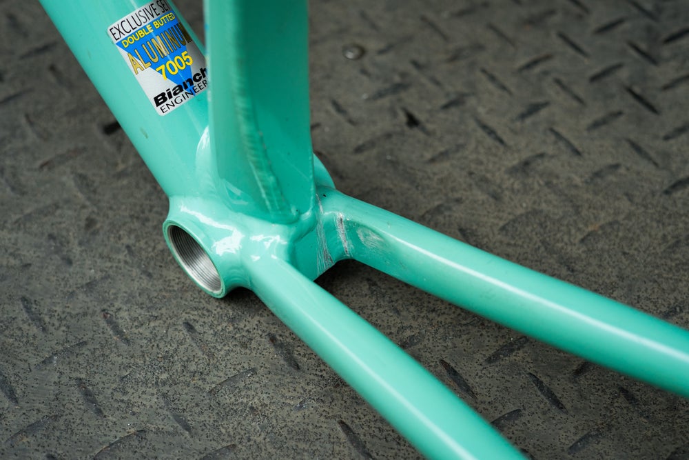 Bianchi Super Pista Celeste Frameset #1