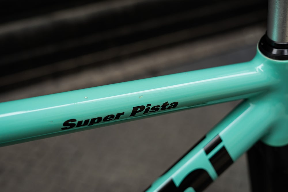 Bianchi Super Pista Celeste Frameset #1