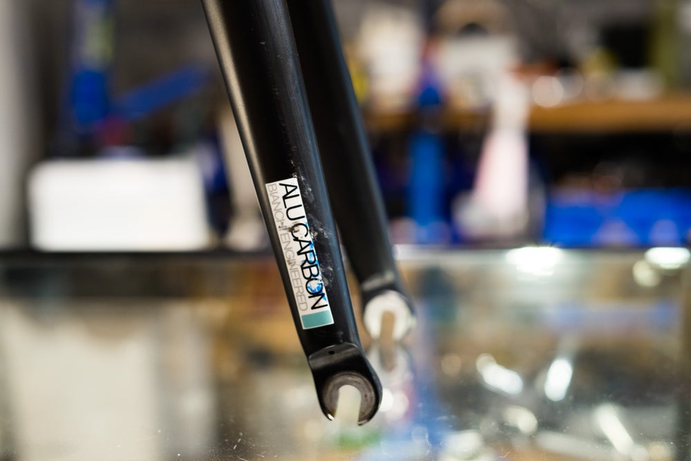 Bianchi Super Pista Black Frameset #1