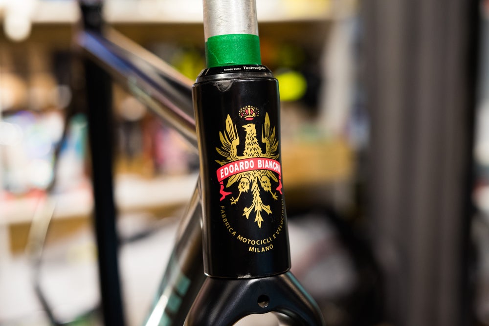 Bianchi Super Pista Black Frameset #1