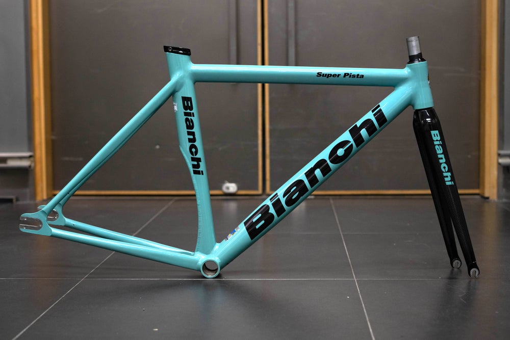Bianchi Super Pista Celeste Frameset #5
