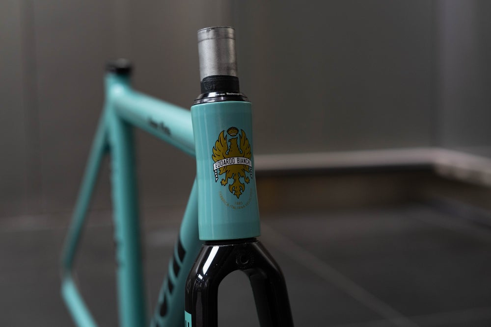 Bianchi Super Pista Celeste Frameset #5