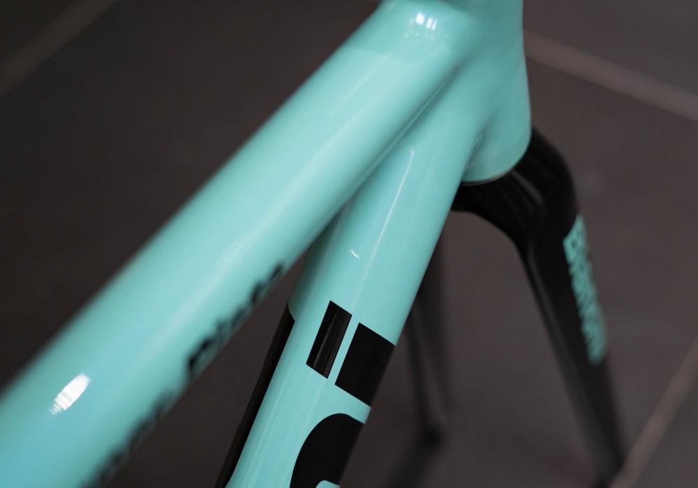 Bianchi Super Pista Celeste Frameset #5