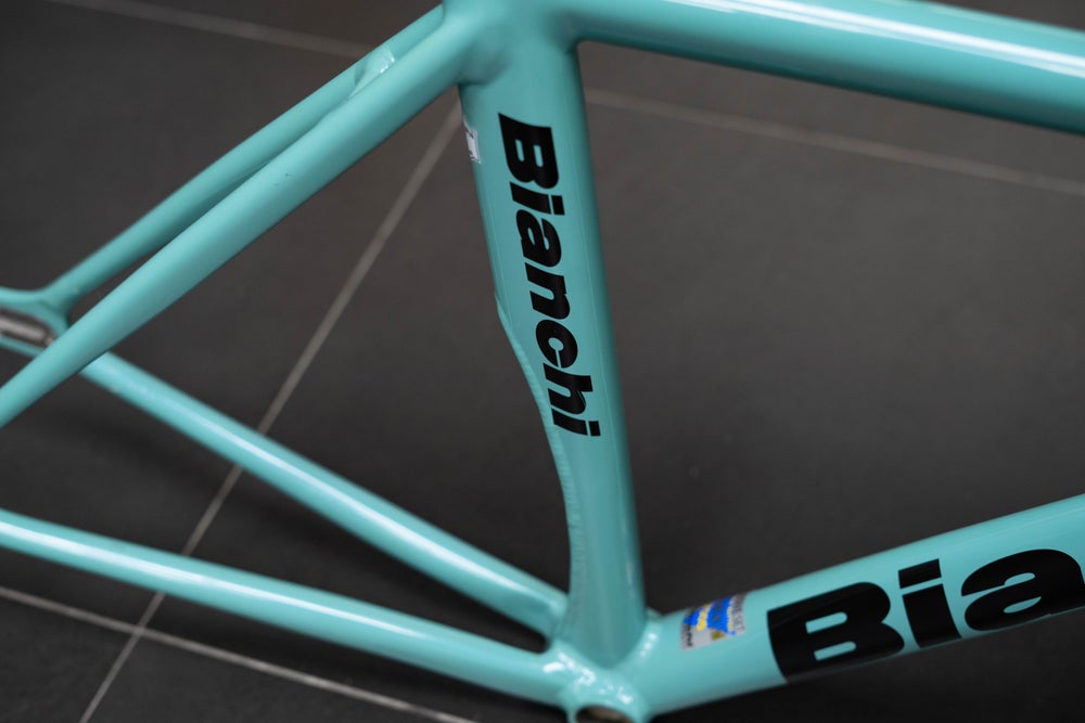 Bianchi Super Pista Celeste Frameset #5