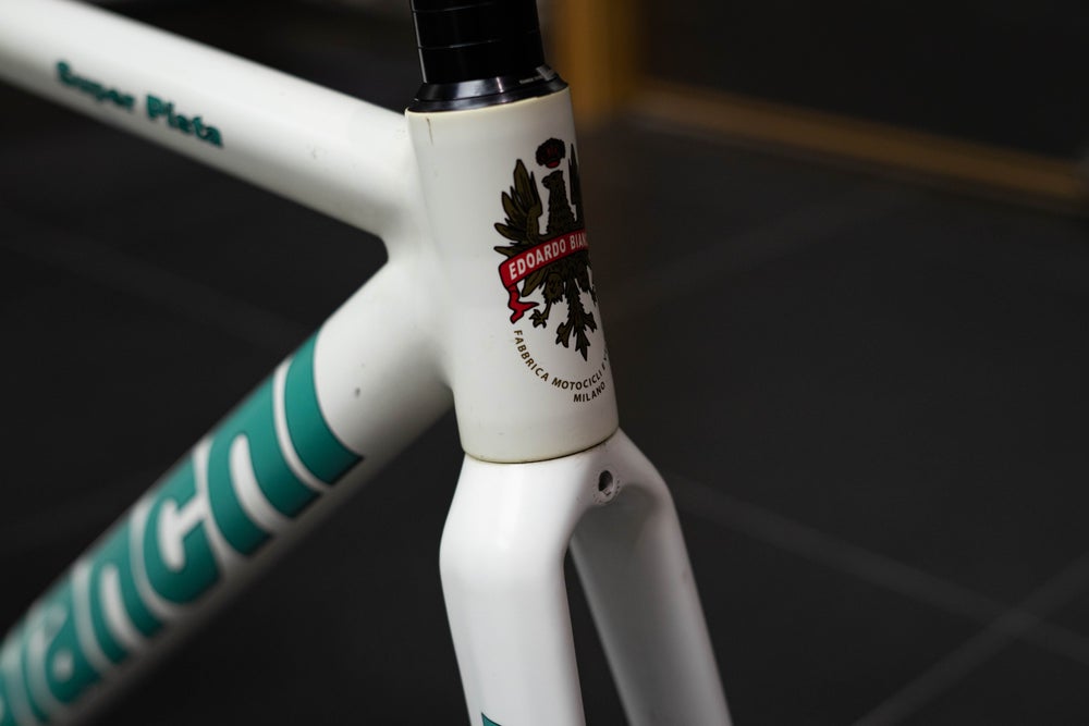 Bianchi Super Pista White Frameset #1