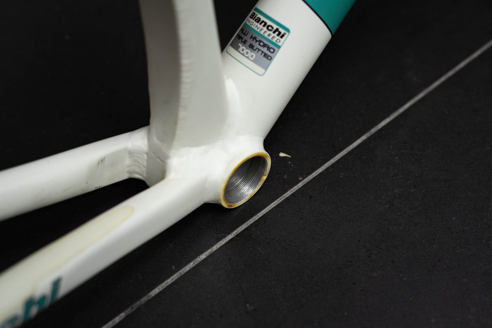 Bianchi Super Pista White Frameset #1