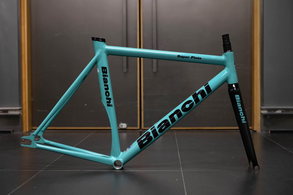 Bianchi Super Pista Celeste Frameset #4