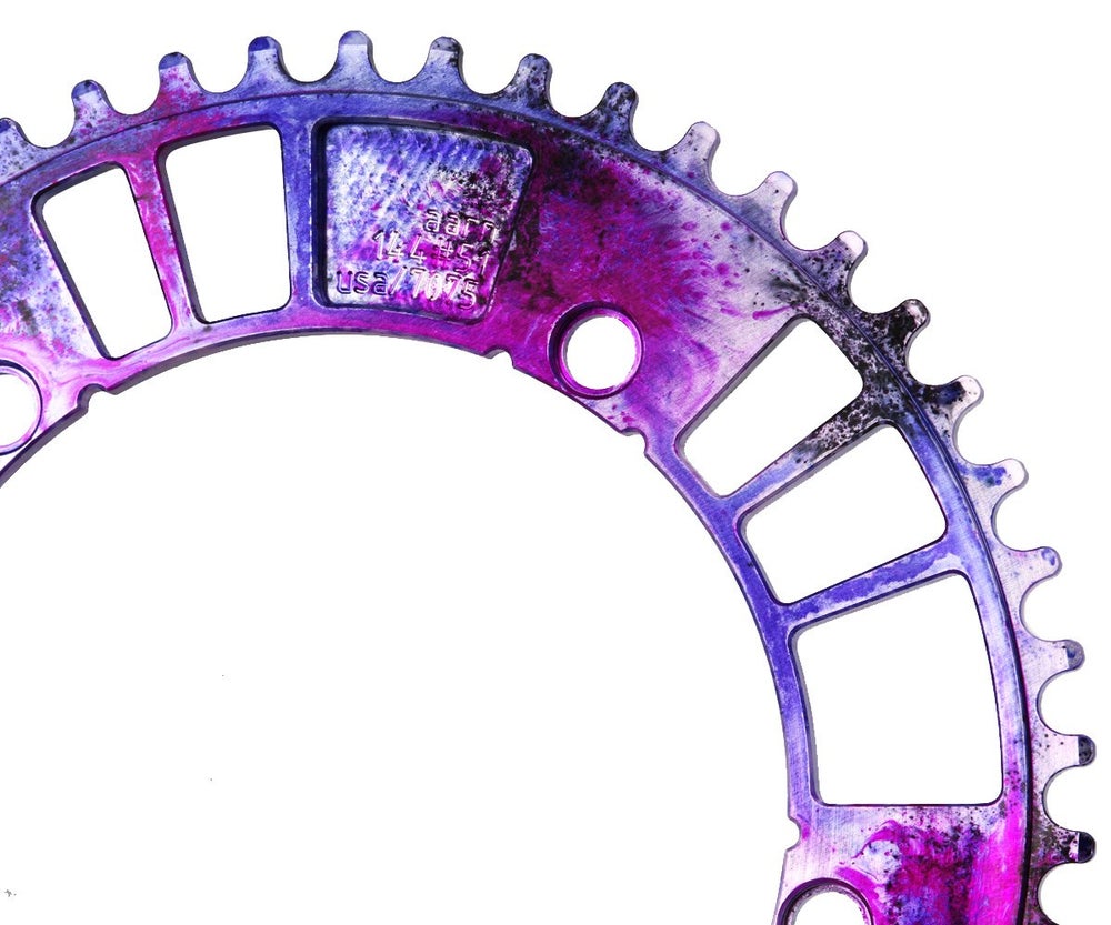 AARN x Retrogression 144# chainring - Purple Reign