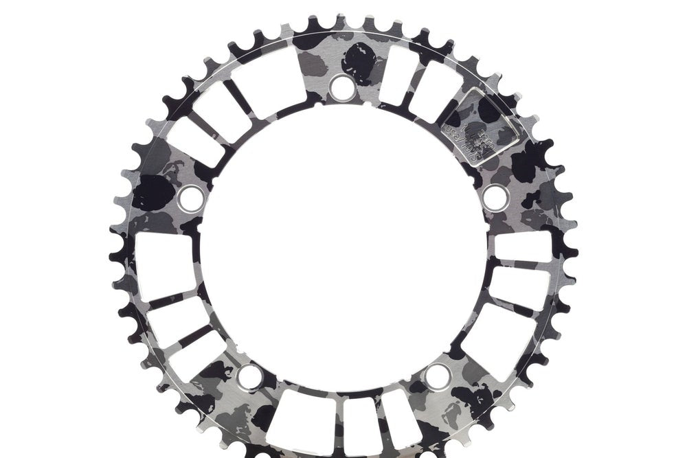 AARN 144# 51T B&W CAMO TRACK CHAINRING