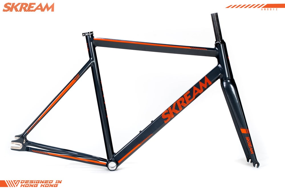 Skream Anodiz Frameset (Grey/Orange)