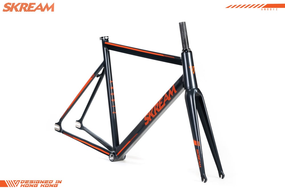 Skream Anodiz Frameset (Grey/Orange)