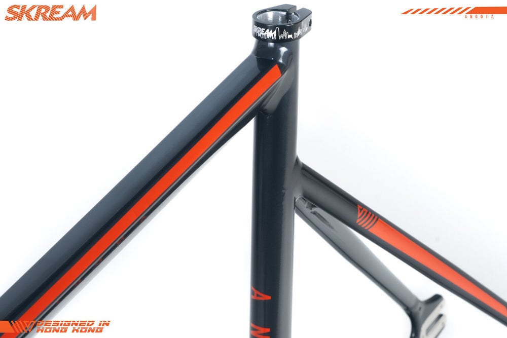 Skream Anodiz Frameset (Grey/Orange)