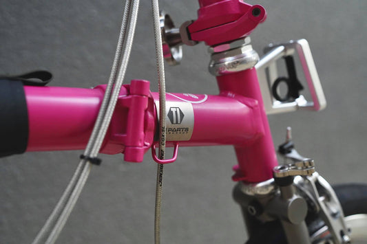Ti Parts Workshop Titanium Frame Badge