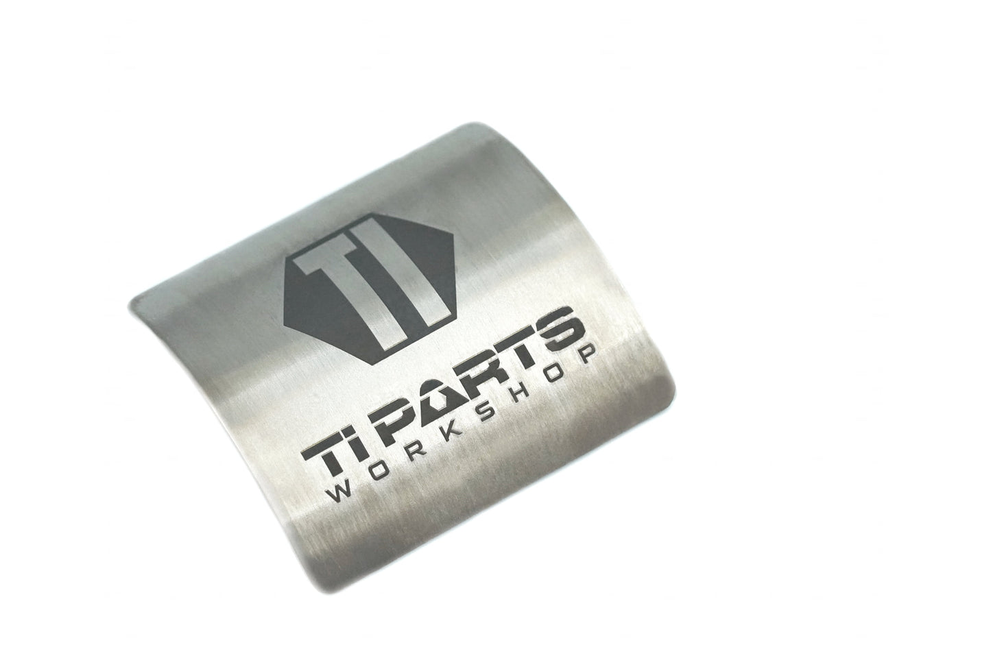Ti Parts Workshop Titanium Frame Badge
