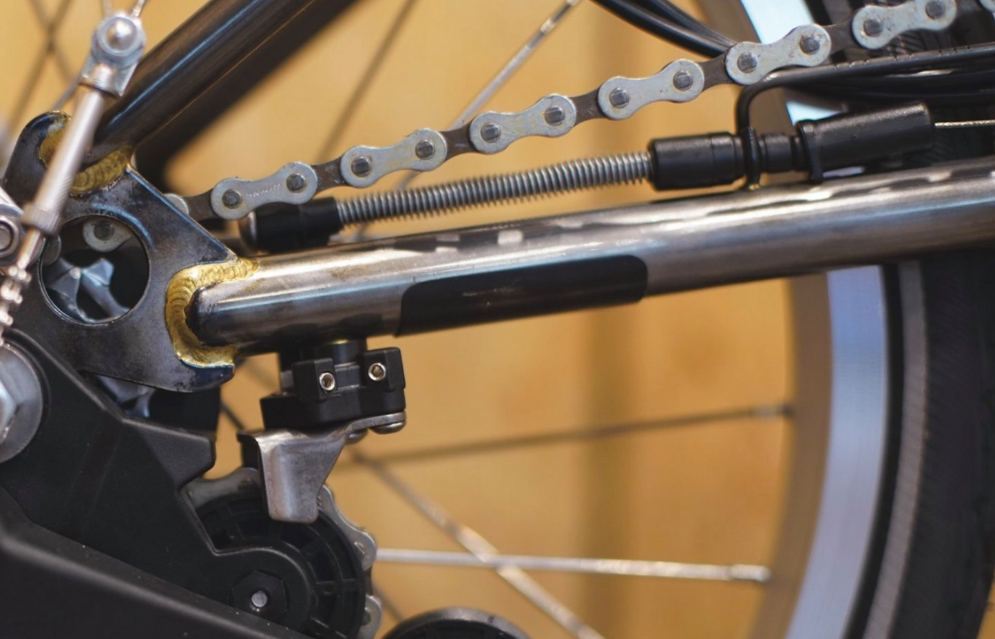 Ti Parts Workshop Titanium Chain Stay Guard – le velo Cycling Workshop