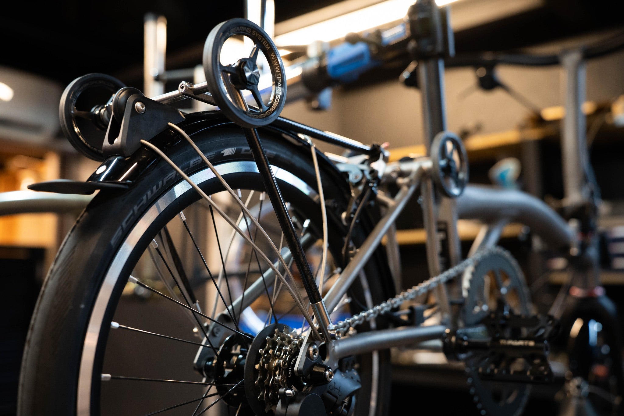Ti Parts Workshop Titanium x Carbon Fiber Rear Rack – le velo Cycling ...