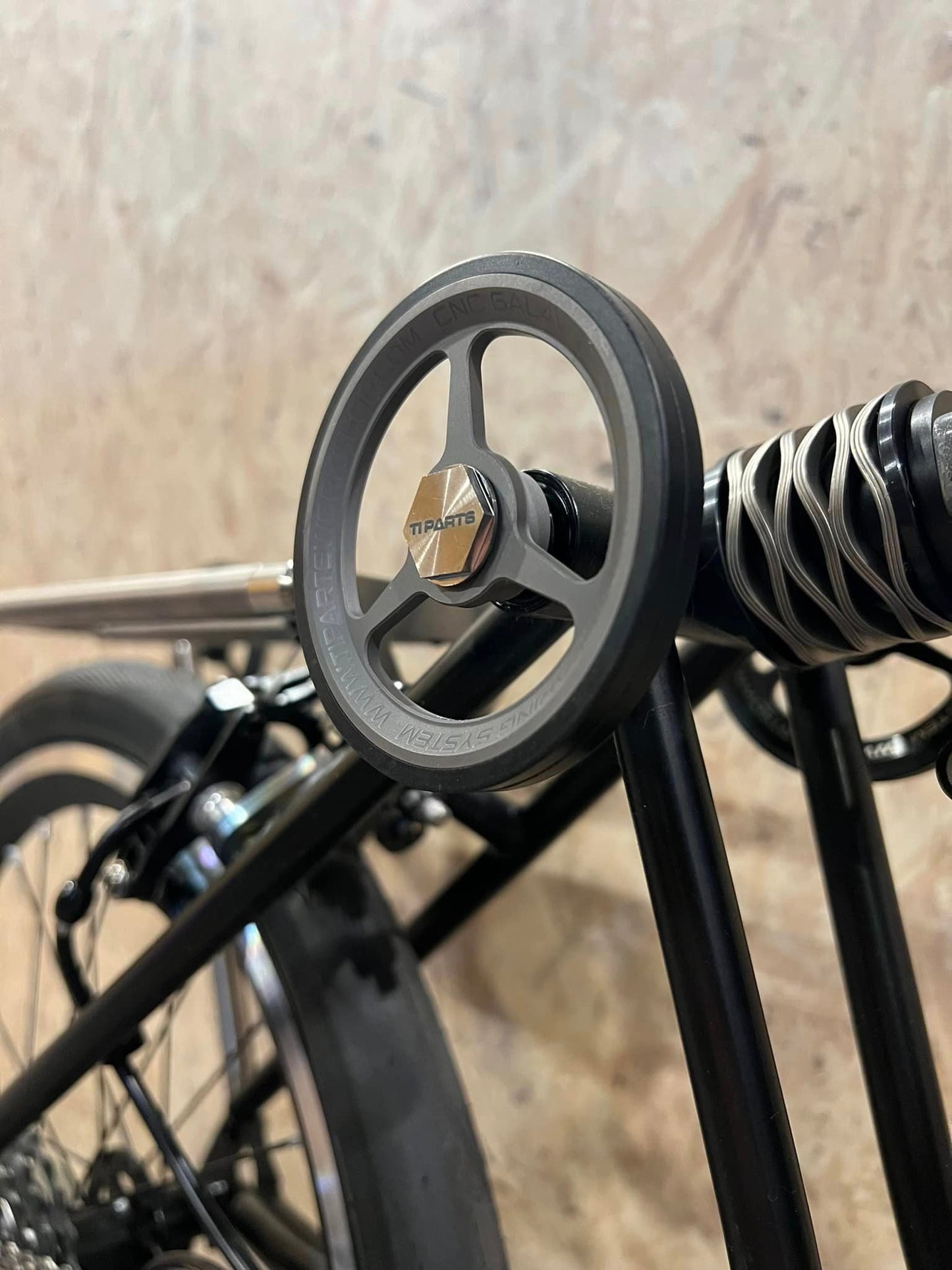 Ti Parts Workshop Titanium Easy Wheel (66mm) (5-Spoke)