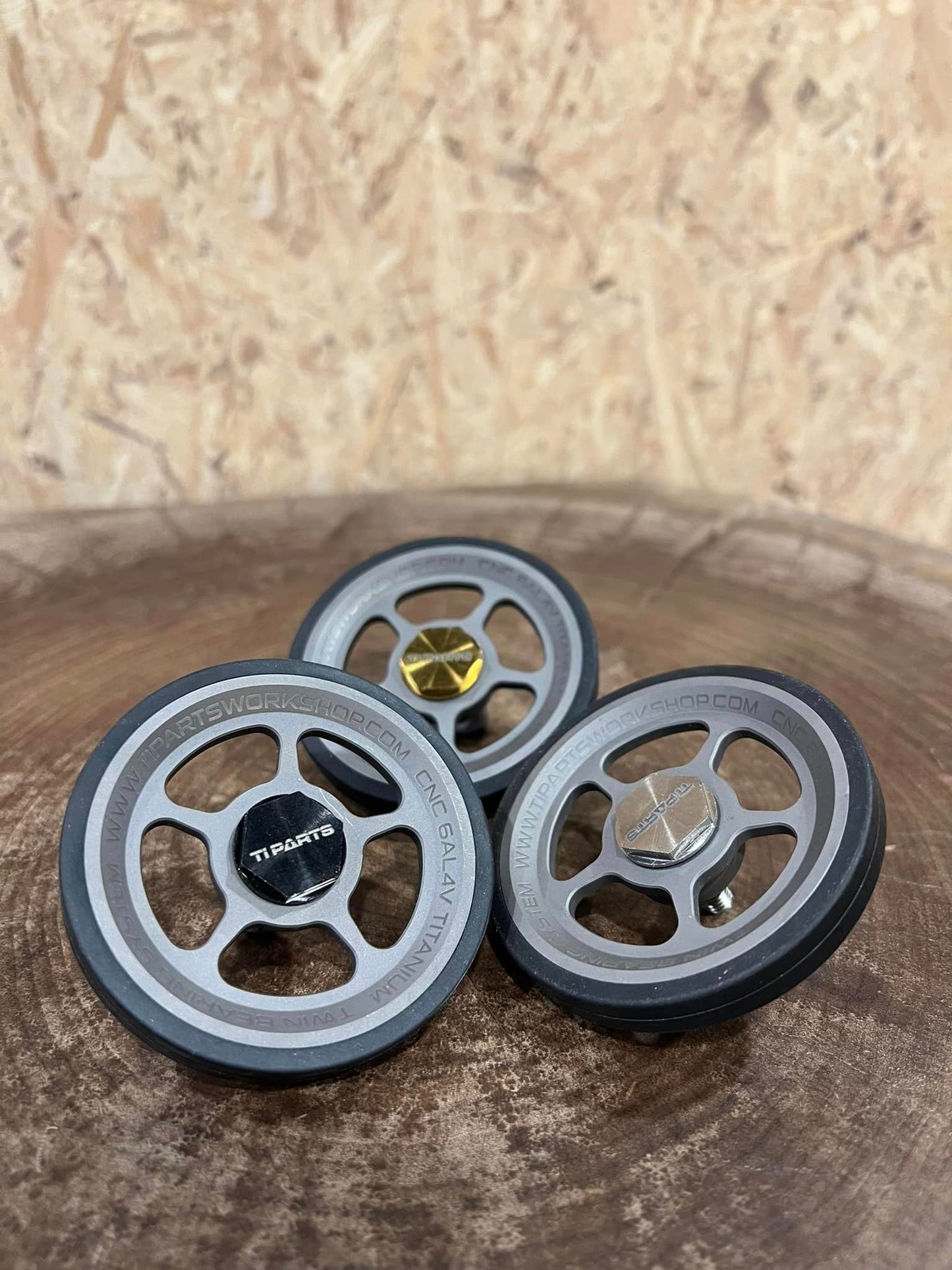 Ti Parts Workshop Titanium Easy Wheel (66mm) (5-Spoke)