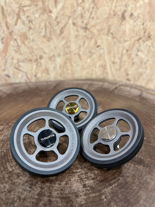 Ti Parts Workshop Titanium Easy Wheel (66mm) (5-Spoke)