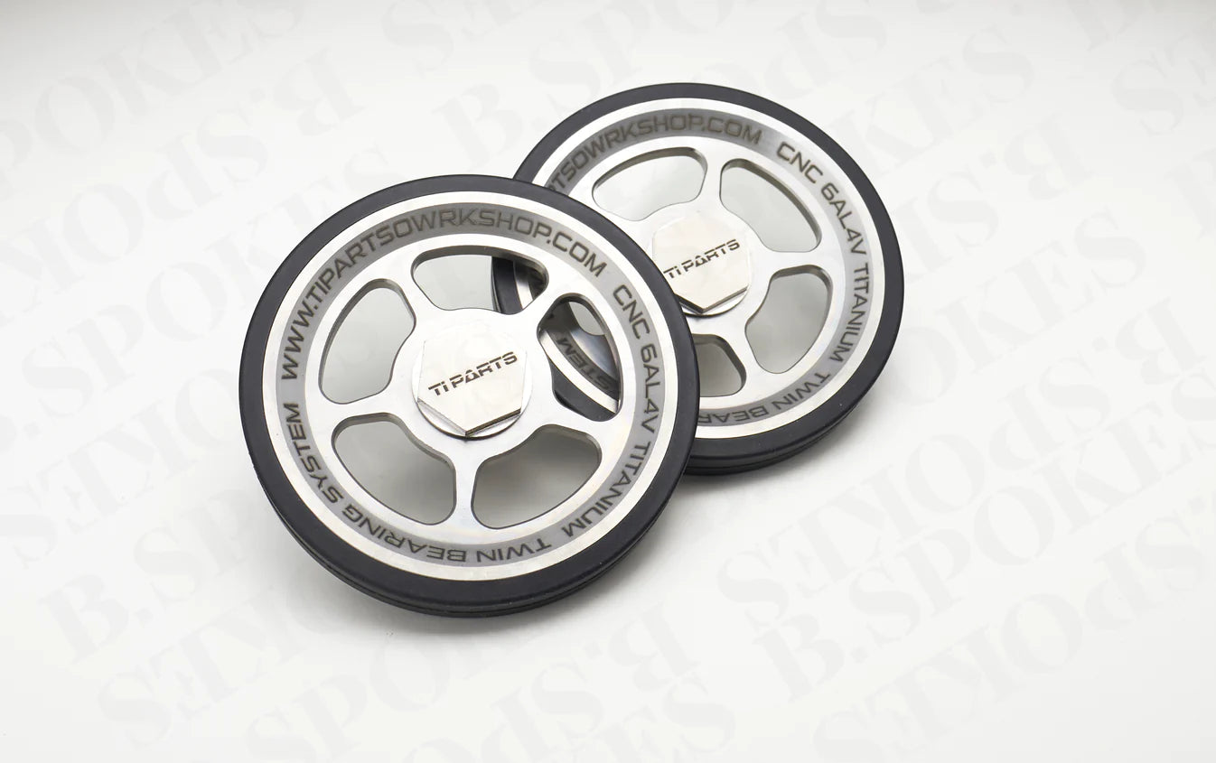 Ti Parts Workshop Titanium Easy Wheel (66mm) (5-Spoke)