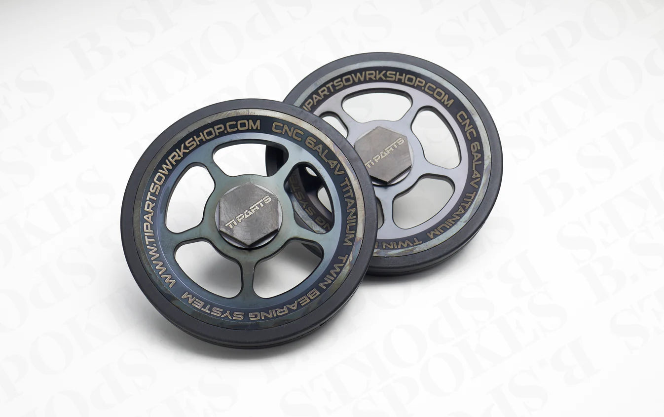 Ti Parts Workshop Titanium Easy Wheel (66mm) (5-Spoke)