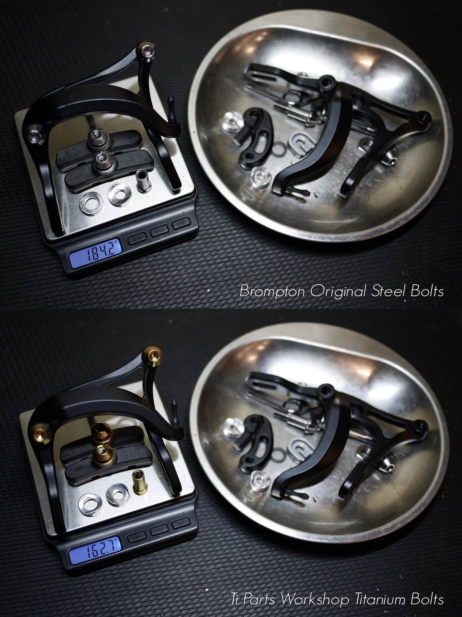Ti Parts Workshop For Brompton 2018 Brake Caliper Titanium Bolt