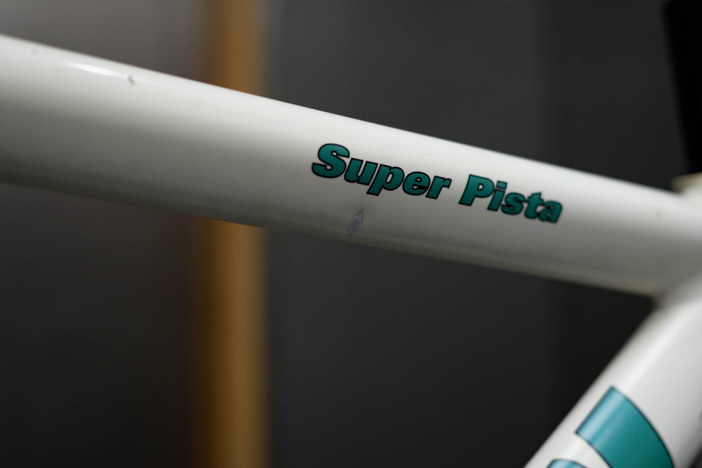 Bianchi Super Pista White Frameset #1